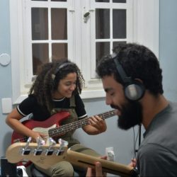 Aula de baixo com Thomaz